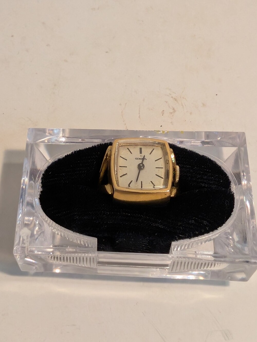 Vintage Gold Filled Consul Ring is Windup Watch in excellent cosmetic condition